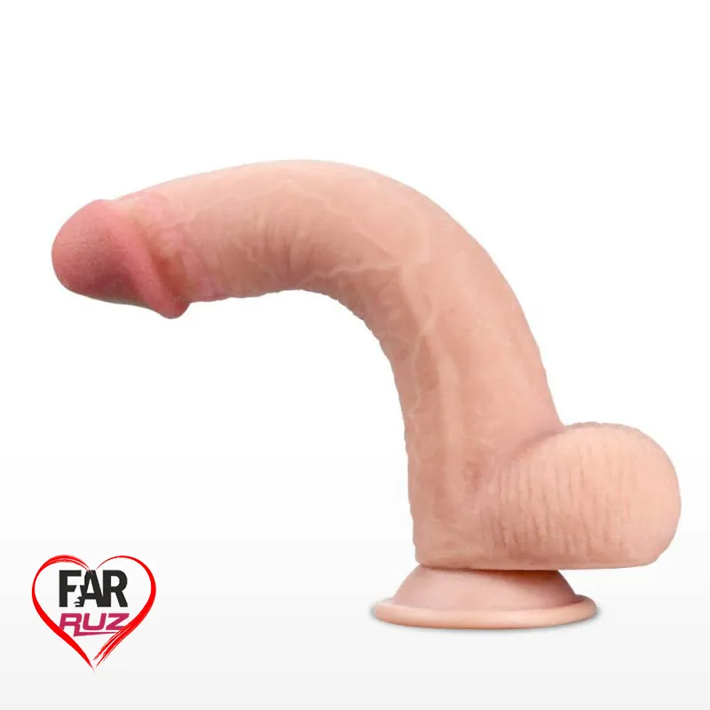 LoveToy Sliding 20 Cm. Çift Katmanlı Dildo